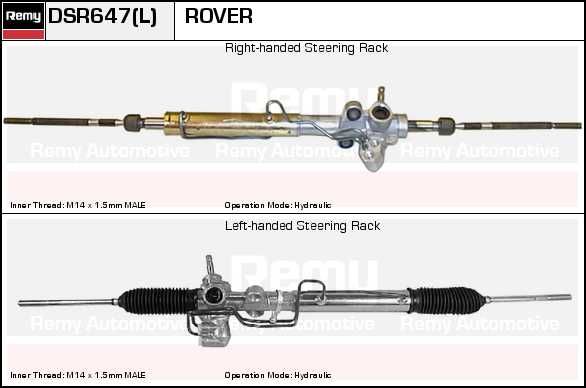 DELCO REMY Рулевой механизм DSR664L